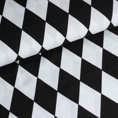 Tissu Terlenka Arlequin noir