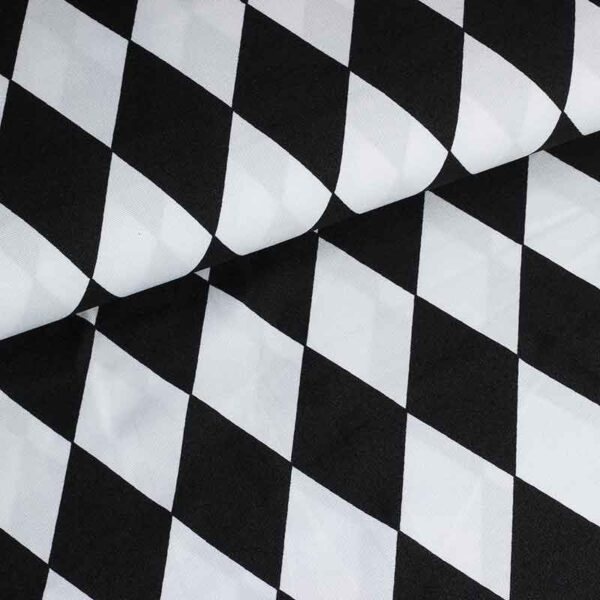 Tissu Terlenka Arlequin noir