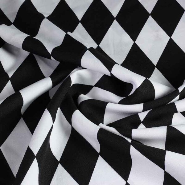 Tissu Terlenka Arlequin noir