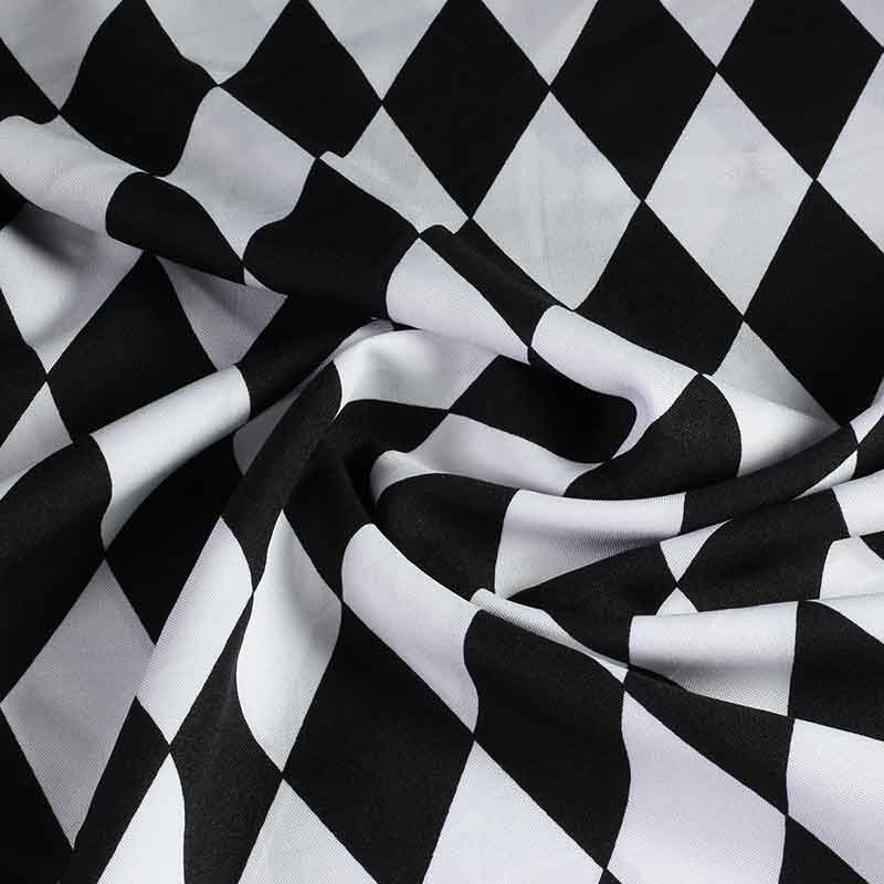 Tissu Terlenka Arlequin noir