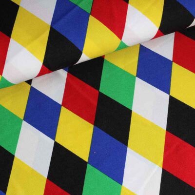 Tissu Terlenka arlequin multicolor