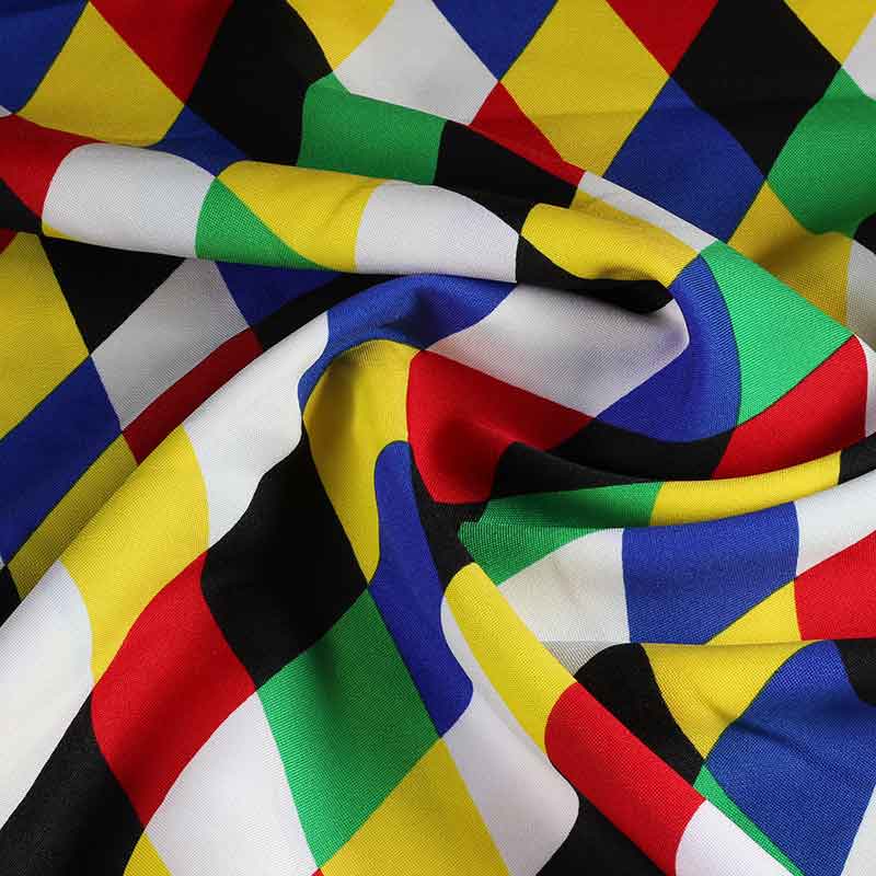 Tissu Terlenka arlequin multicolor