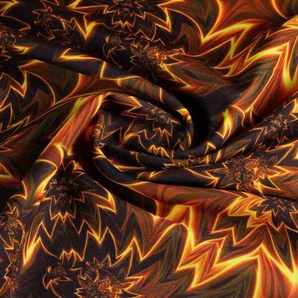 Tissu Terlenka Maître du feu impression numérique