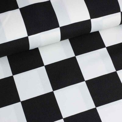 Tissu Terlenka noir blanc