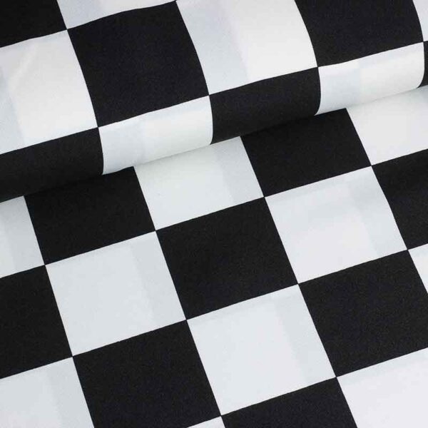Tissu Terlenka noir blanc