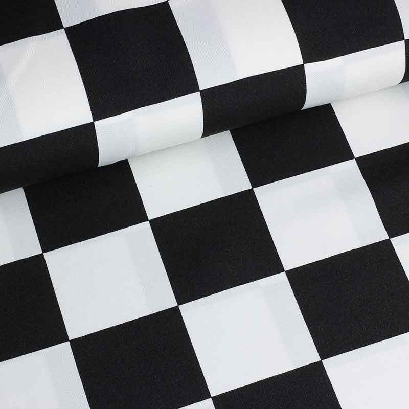 Tissu Terlenka noir blanc
