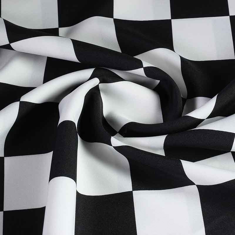 Tissu Terlenka noir blanc