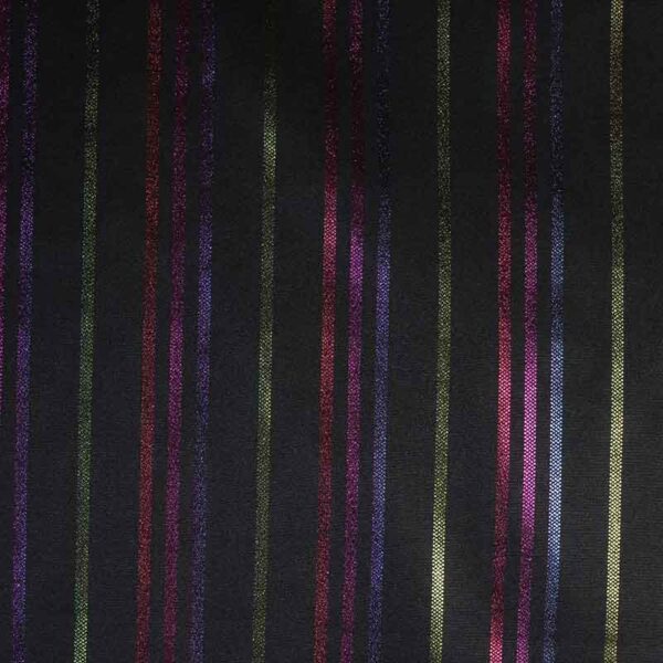 Tissu Terlenka rayure multicolor foil