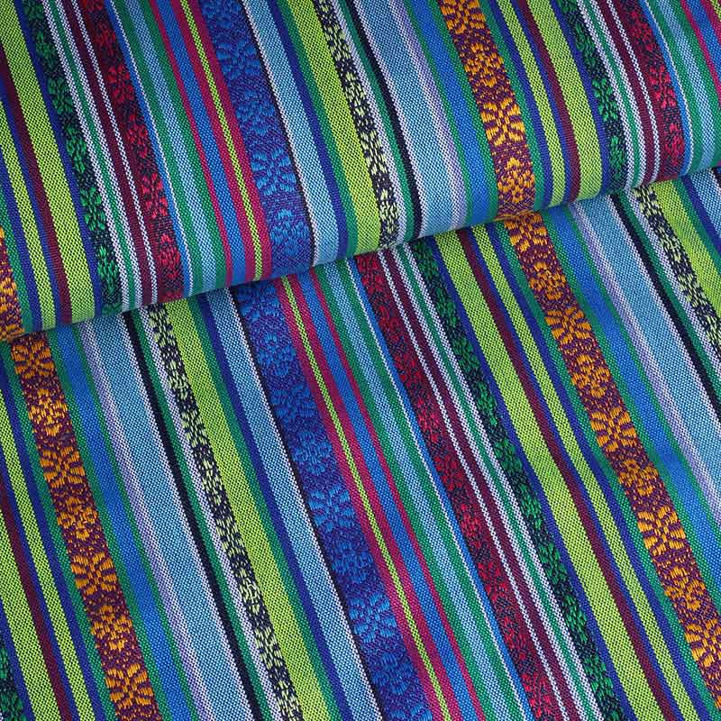 Tissu Mexico cobalt