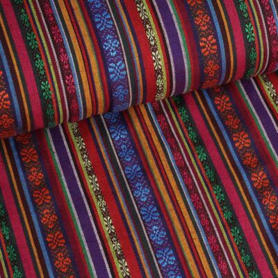 Tissu Mexico rouge