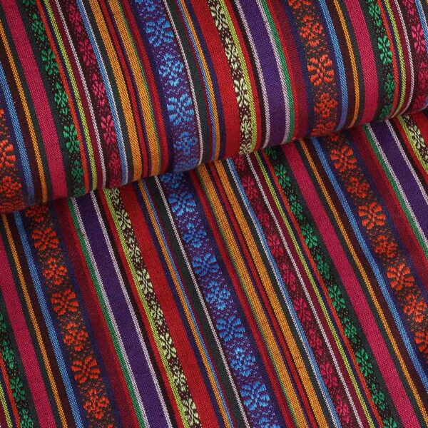 Tissu Mexico rouge