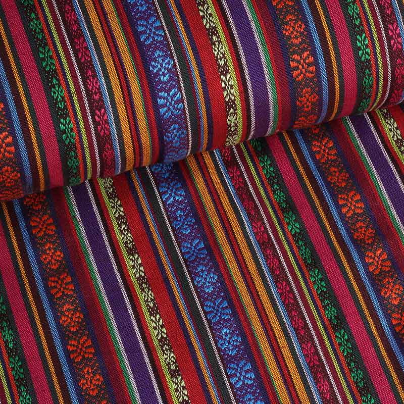 Tissu Mexico rouge