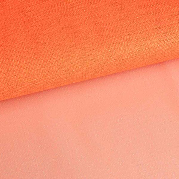 Tissu tulle zigzag glitter orange