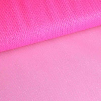 Tulle zigzag paillettes rose néon