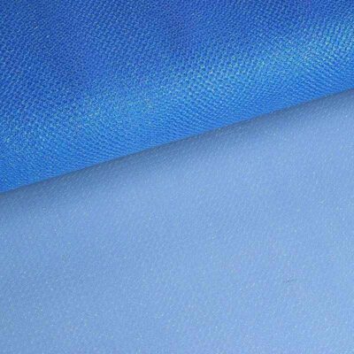 Tulle zigzag glitter bleu