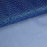 Tule zigzag glitter kobalt