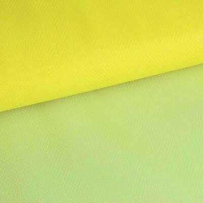 Tulle zigzag paillettes jaune néon