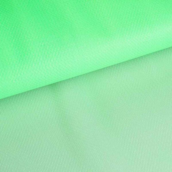 Tissu tulle zigzag paillettes vert fluorescent
