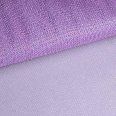 Tissu tulle zigzag glitter lilas