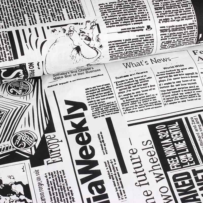 Tissu popeline journal