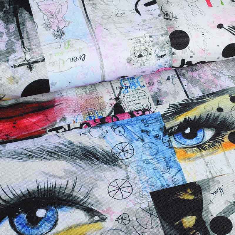 Tissu Terlenka eyes impression numérique