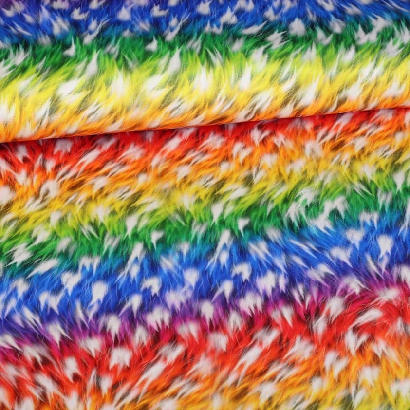 Tissu tricot plumes impression numérique