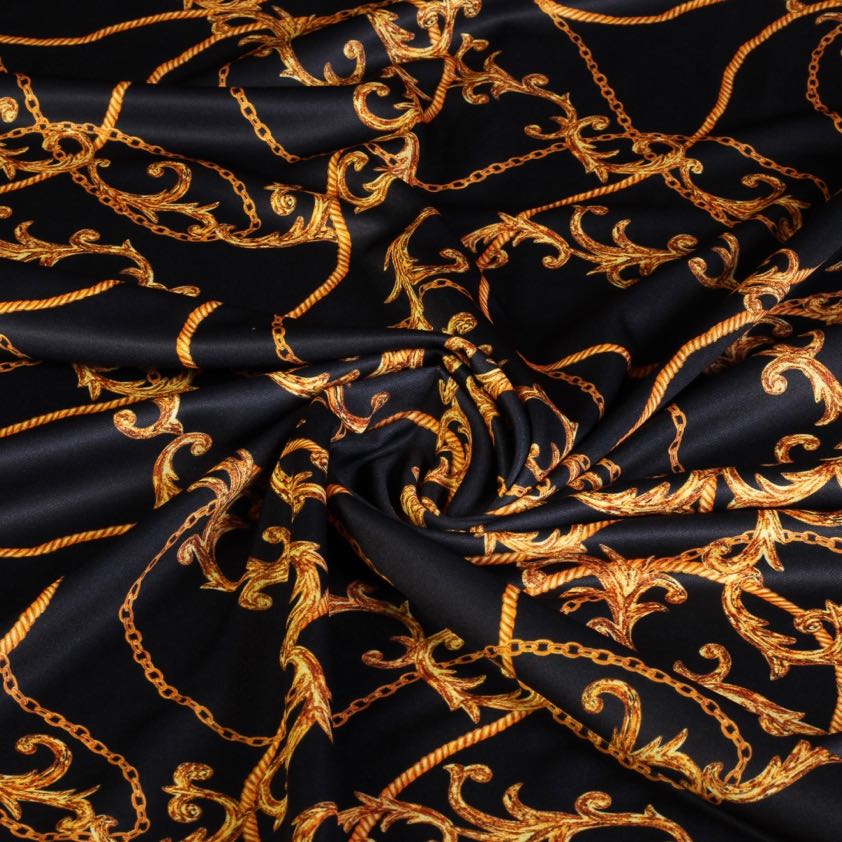 Tissu tricot imprimé numérique chaîne/chaîne