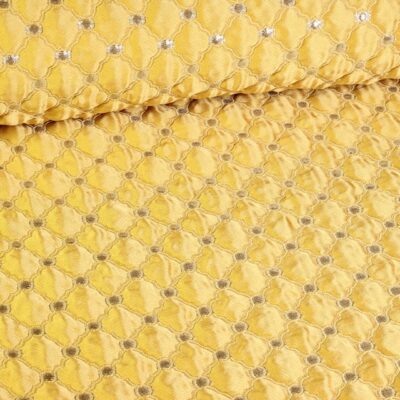 Tissu jacquard baroque gold