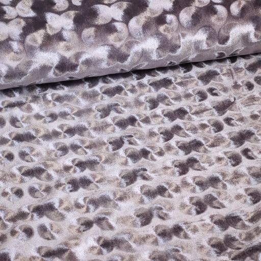 Tissu velours argent
