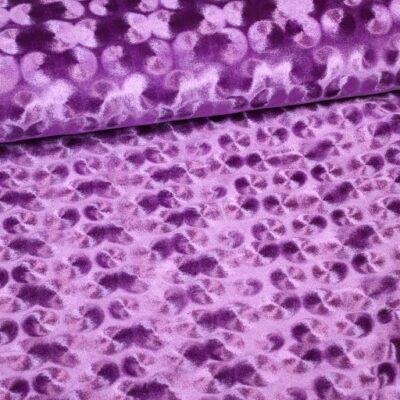 Tissu velours violet