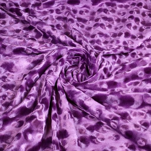 Tissu velours violet