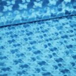 Velvet stof aqua
