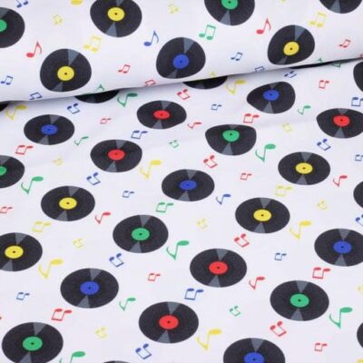 Tissu Terlenka note de musique