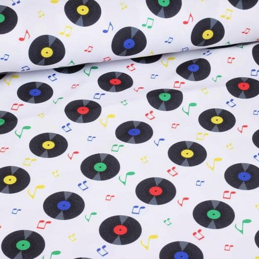 Tissu Terlenka note de musique