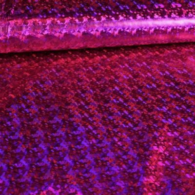 Tissu jersey hologram fuchsia