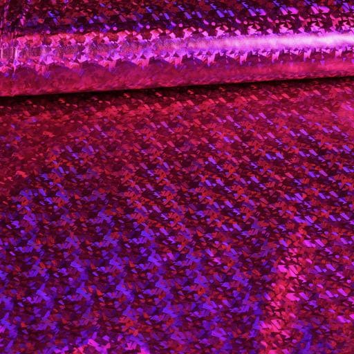 Tissu jersey hologram fuchsia