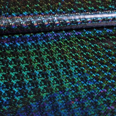 Tissu jersey hologram noir