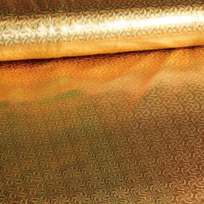 Tissu Jersey stretch Illusion Foil or