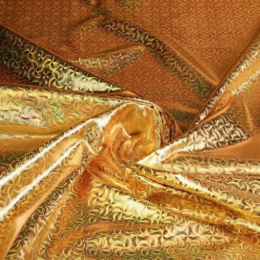 Tissu Jersey stretch Illusion Foil or