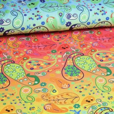 Tissu Terlenka paisley digital