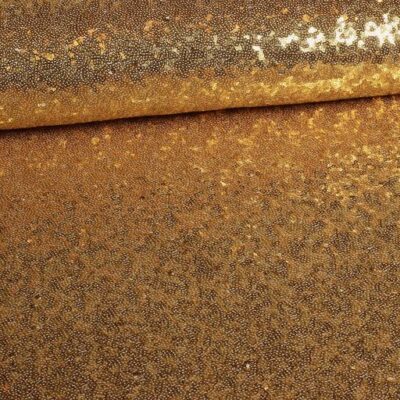 Tissu mesh stretch paillettes or