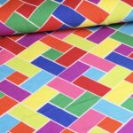 Terlenka stof ruit multicolor