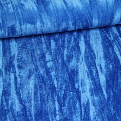 Tissu velours stretch brillant bleu clair