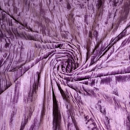 Tissu stretch velours lila
