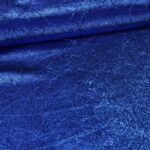 Lurex stof kobalt