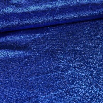 Tissu Lurex cobalt