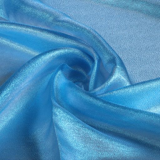 Tissu Fancy Organza crêpe aqua