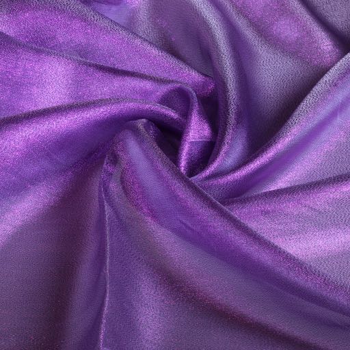 Tissu Fancy Organza Crepe violet