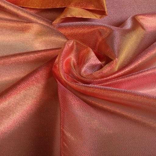 Tissu Fancy Organza Crepe orange