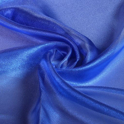 Tissu Fancy Organza Crepe cobalt